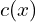 c(x)